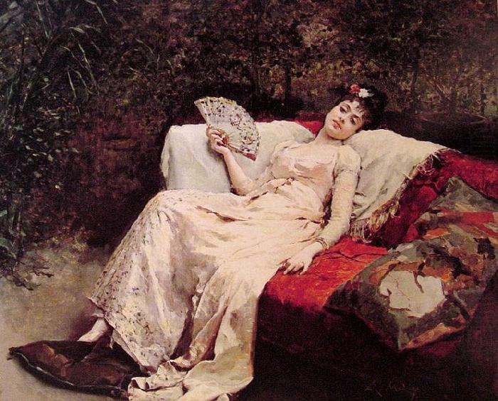 Reclining Lady, Raimundo Madrazo